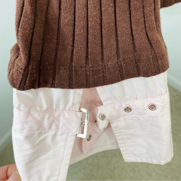 Anxiety Prep Collar Sweater Blouse - Picture 3 of 8